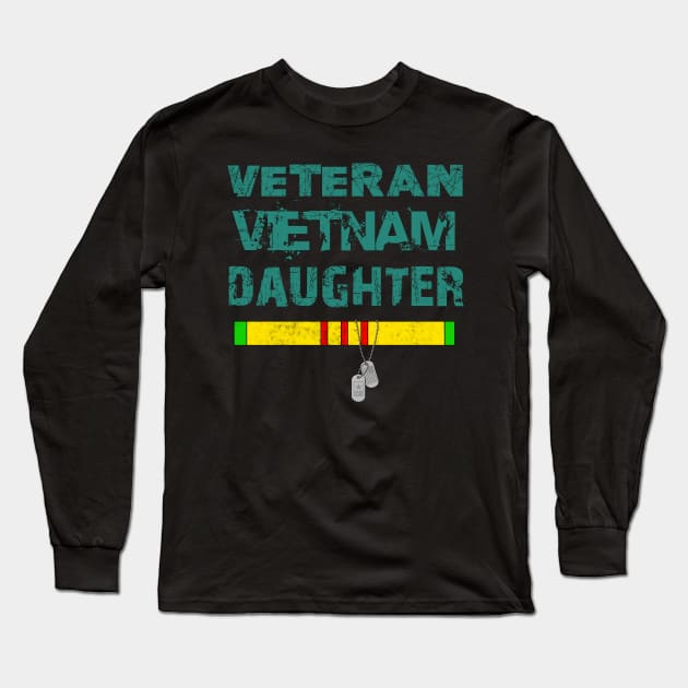 Veteran Vietnam Daughter Long Sleeve T-Shirt by multylapakID